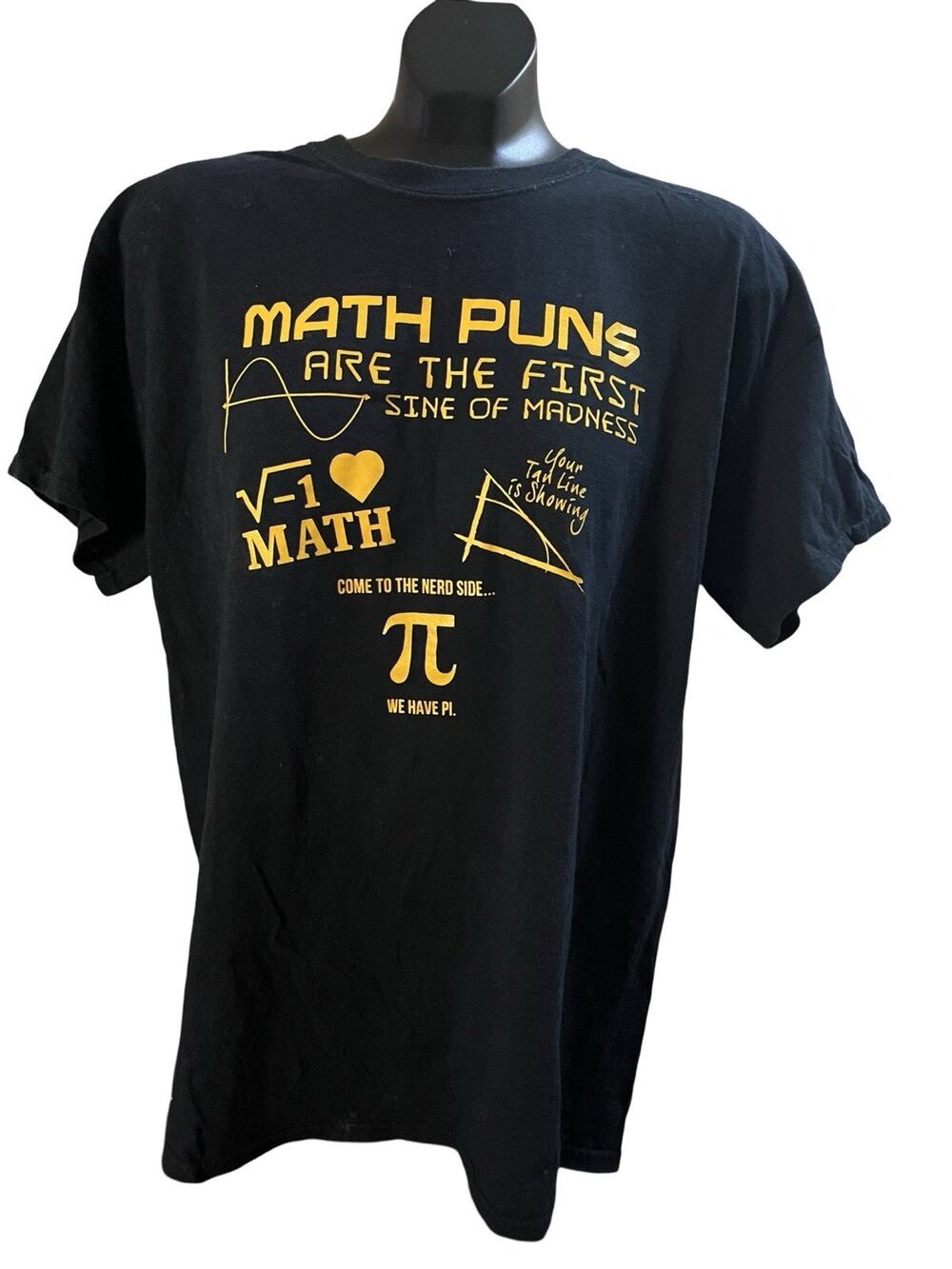 Math Puns Graphic T-Shirt – Math Masters 2016-2017 | Size L